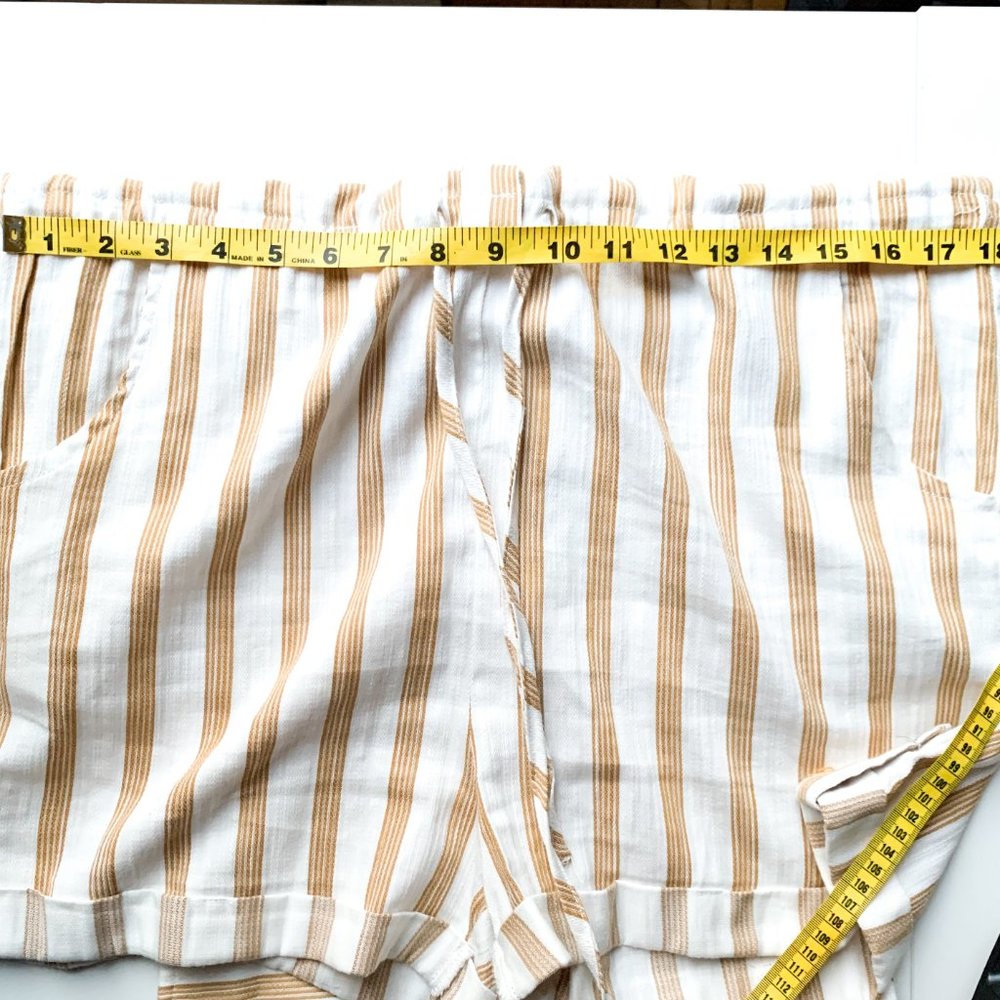 NWOT thread & supply striped romper w/pockets - Picture 8 of 12
